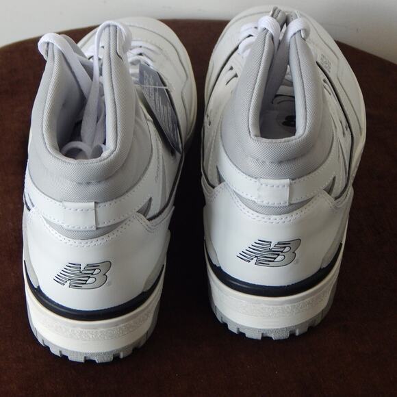 NIB Men New Balance 650R White Cloud Grey High Top Sneaker Athletic Shoes Sze 12 main image 9